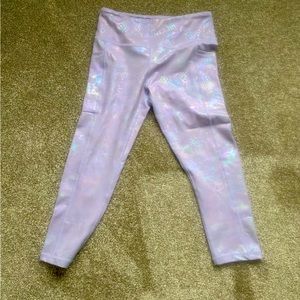 Mermaid capri workout pants